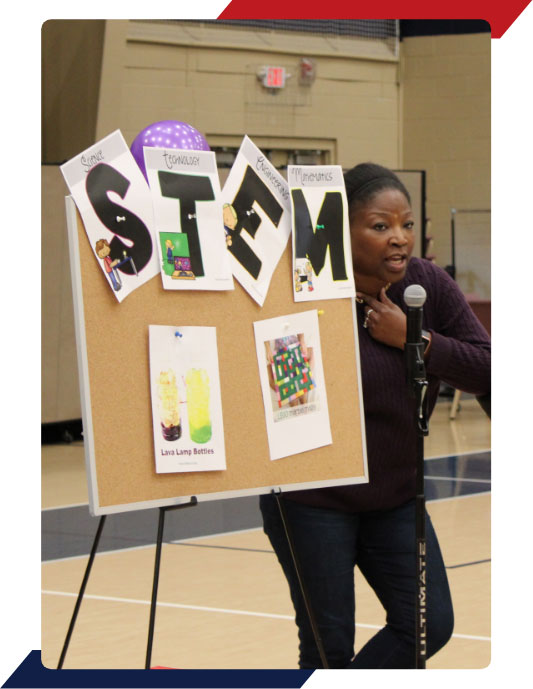 Parent Talking about STEM disciplines